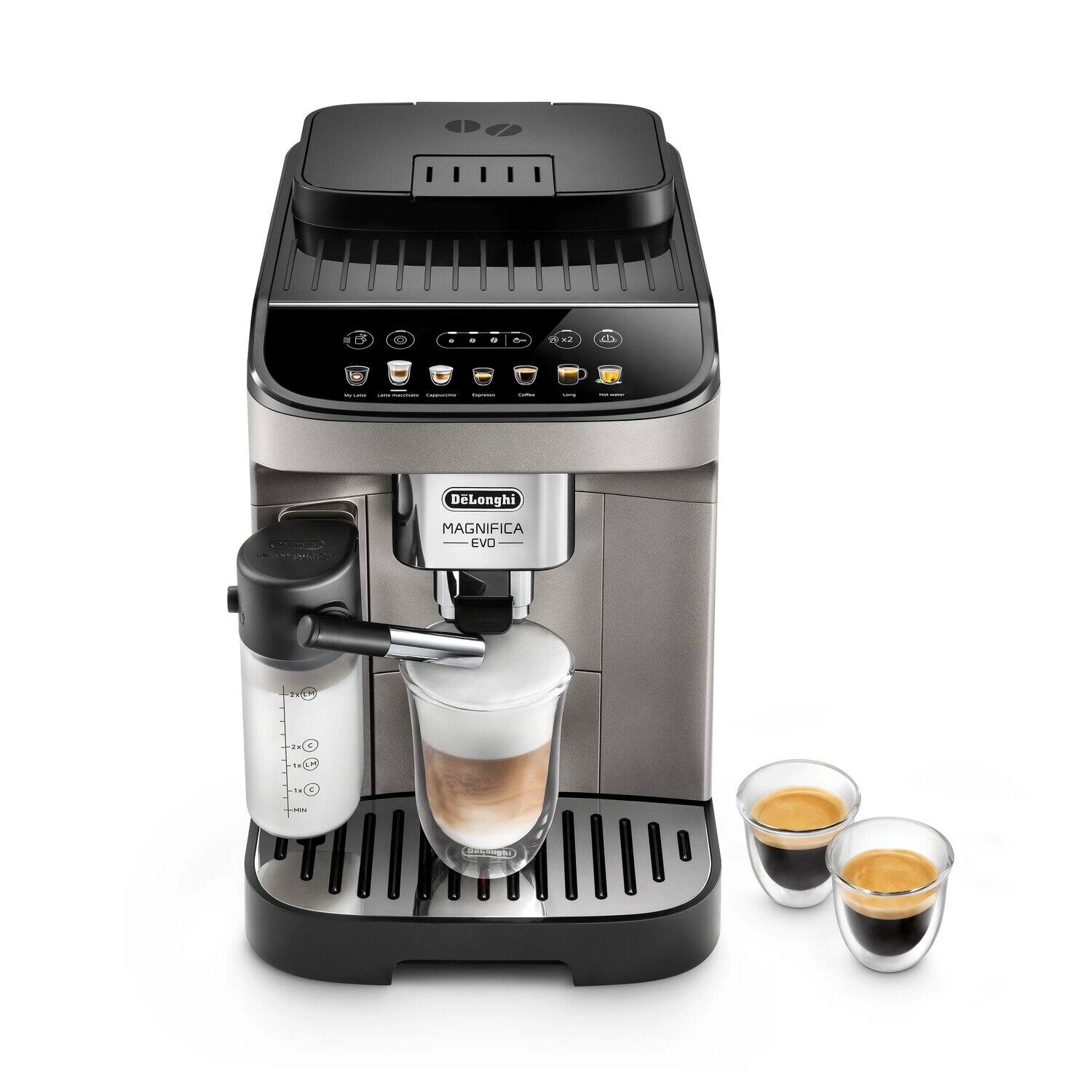 De’Longhi Magnifica Evo Kaffeevollautomat ECAM290.81.TB Titan/Schwarz