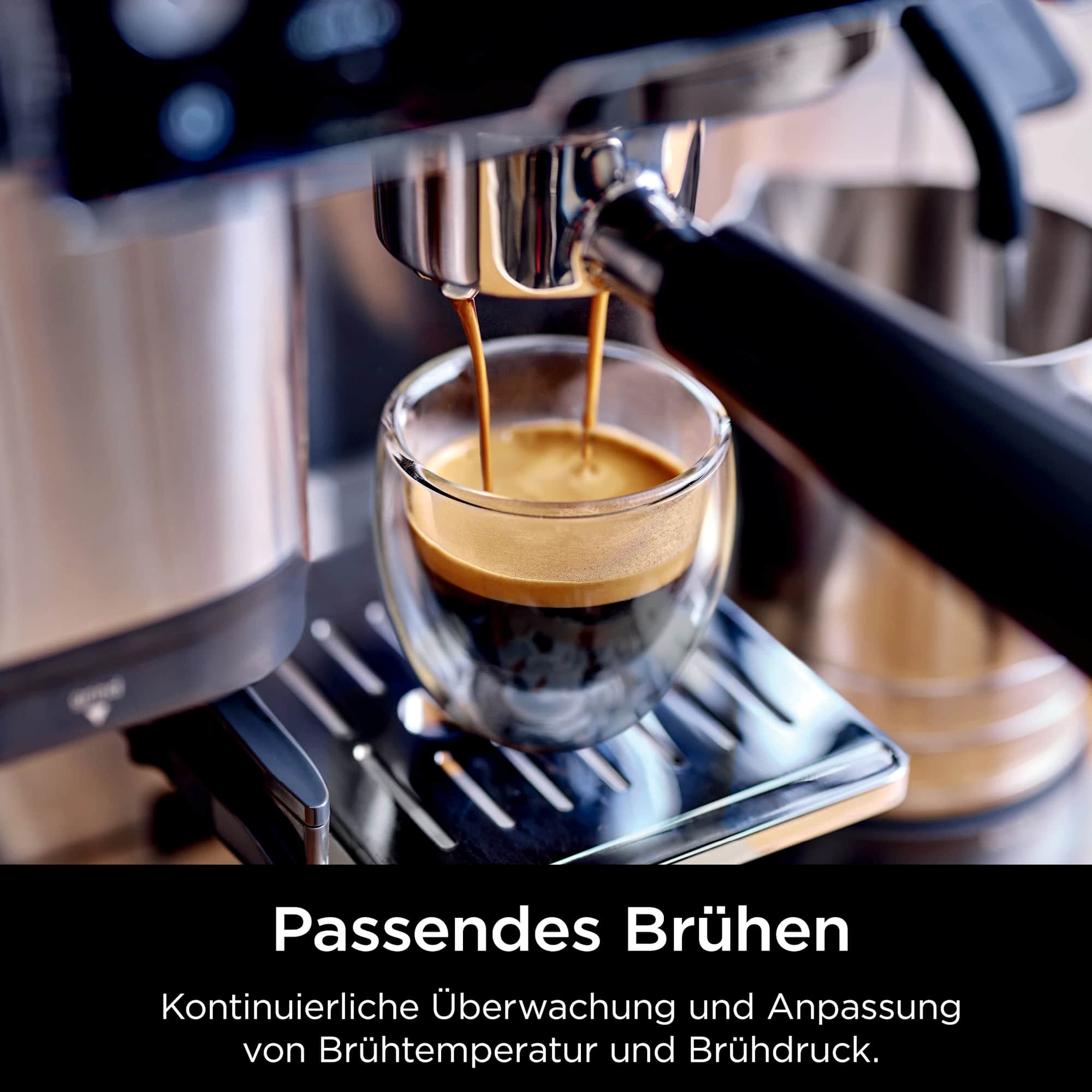 Ninja Luxe Cafe Essential Espressomaschine ES501EU Silber/Schwarz