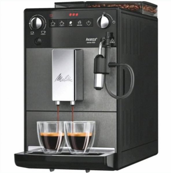 Melitta Kaffeevollautomaten Seitenansicht