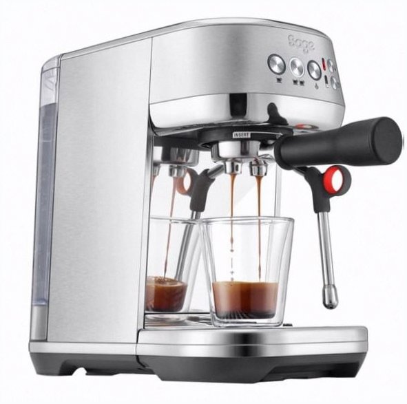 Sage SES500BSS4EEU1 Espressomaschinen Frontansicht