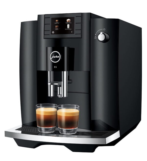 Jura E6 Kaffeevollautomat in Piano Black