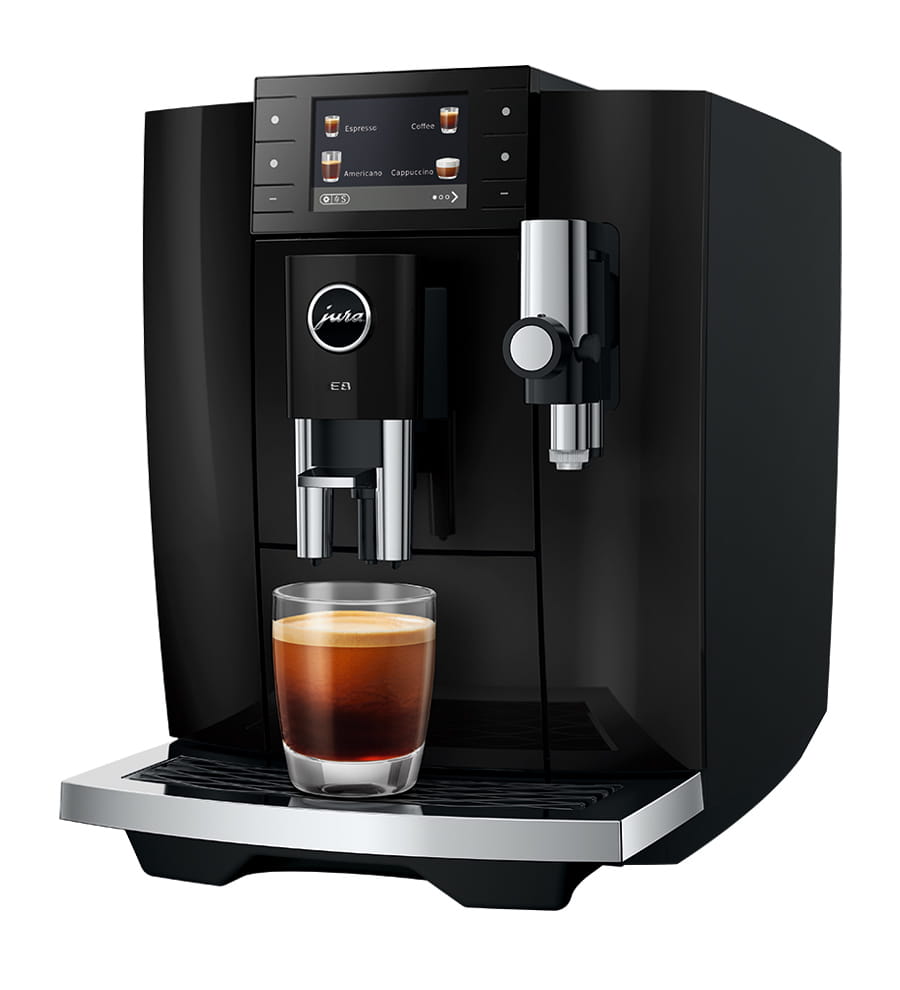 Jura E8 Kaffeevollautomat (Modell 2026) in Piano Black